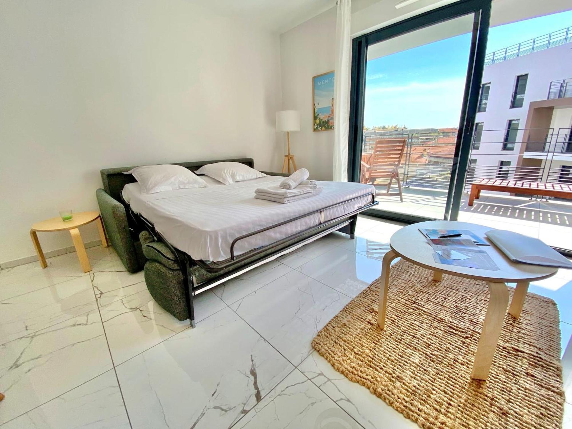 'Cap Riviera' Proche Gare Et Centre Apartment Menton Exterior photo
